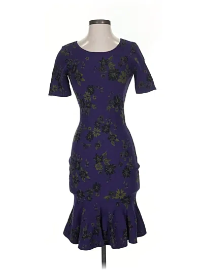 Pre-owned Milly Cocktail Dress In Purple