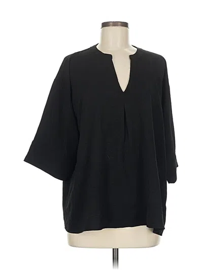 Pre-owned Jodifl 3/4 Sleeve Blouse In Black