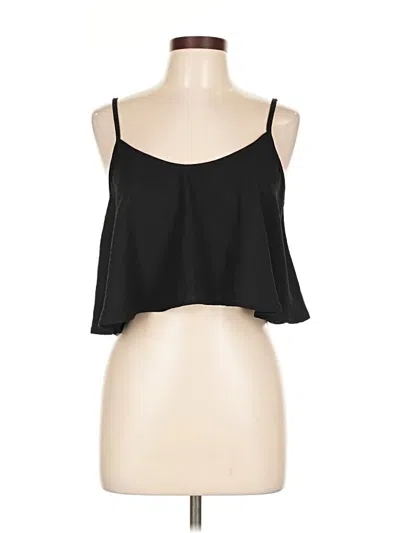Pre-owned Hurley Sleeveless Top Black Sweetheart Neckline Tops