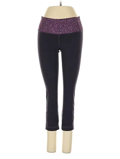 Pre-owned Lululemon Athletica Active Pants In Purple