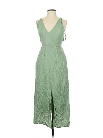 Pre-owned Saunders Collective Casual Dress In Green