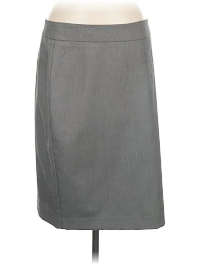 Pre-owned Jones New York Formal Skirt In Gray