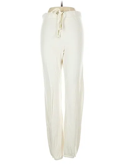 Pre-owned Enza Costa Casual Pants In White