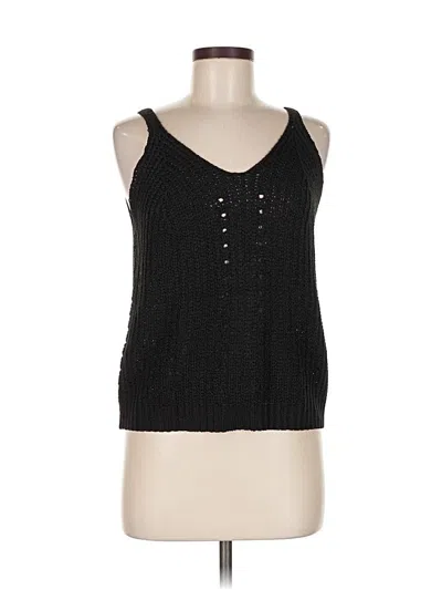 Pre-owned Unbranded Sweater Vest In Black