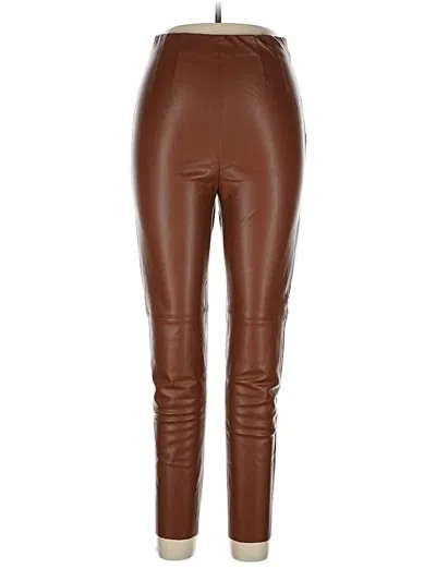 Pre-owned Zara Leggings In Brown
