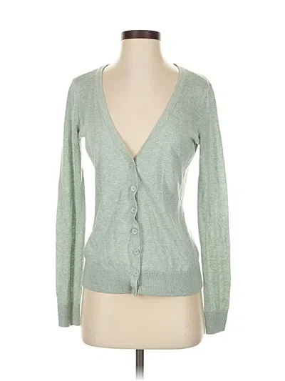Pre-owned Forever 21 Cardigan Sweater In Green