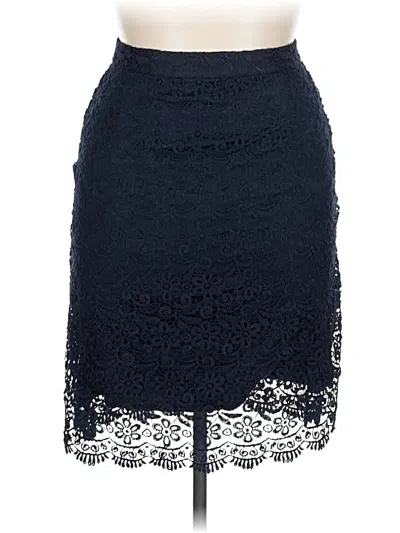 Pre-owned Uniqlo Formal Skirt In Blue