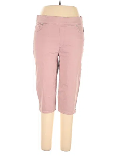 Pre-owned Gloria Vanderbilt Casual Pants In Pink