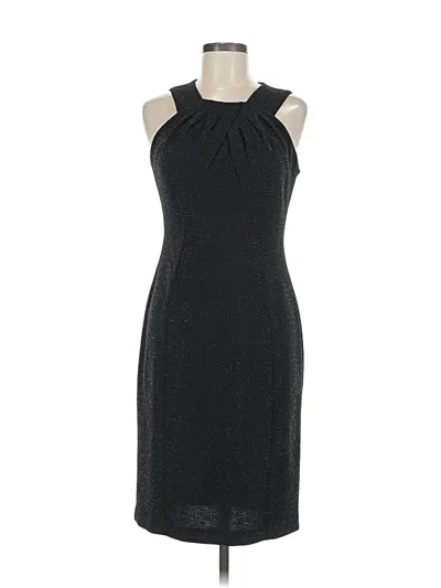 Pre-owned Calvin Klein Cocktail Dress In Black