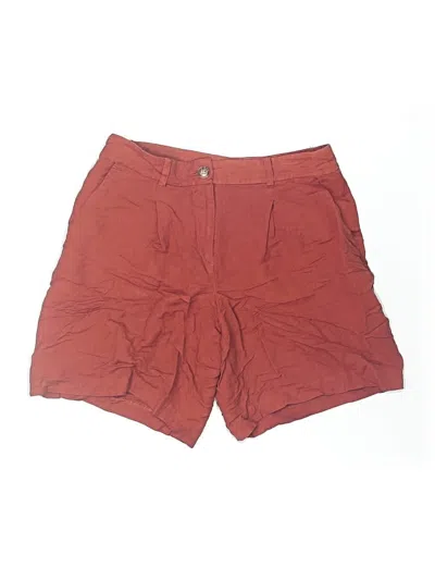 Pre-owned Ann Taylor Loft Cargo Shorts In Red