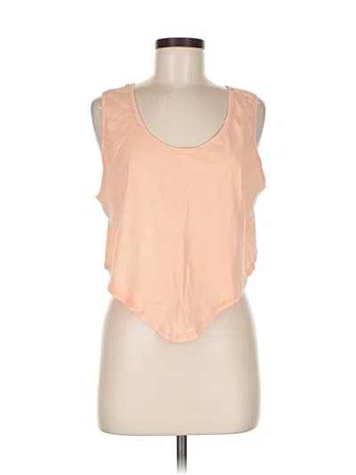Pre-owned Sew In Love Tank Top Orange Halter Neckline Tops