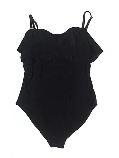 Pre-owned Old Navy One Piece Swimsuit In Black