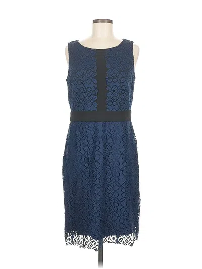 Pre-owned Karl Lagerfeld Cocktail Dress In Blue