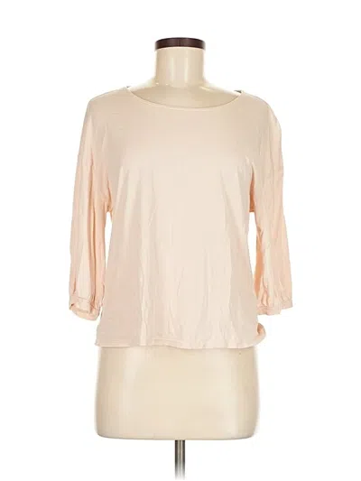 Pre-owned Amour Vert 3/4 Sleeve T-shirt In Brown