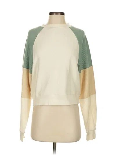 Pre-owned Thread & Supply Long Sleeve T-shirt In White