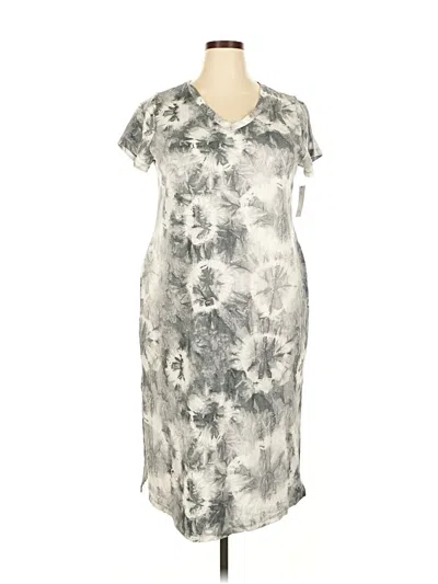 Pre-owned Sonoma Goods For Life Casual Dress In Gray