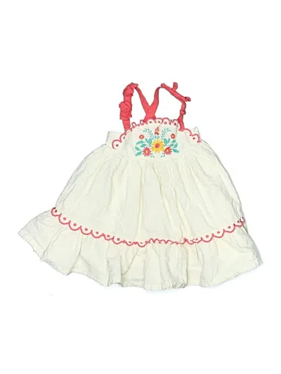 Pre-owned Haute Hippie Kids' Dress In White