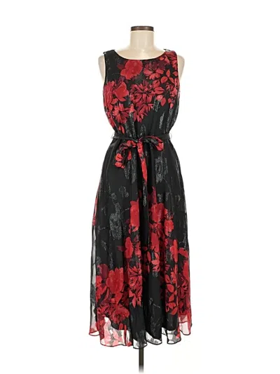 Pre-owned Perceptions Cocktail Dress In Black