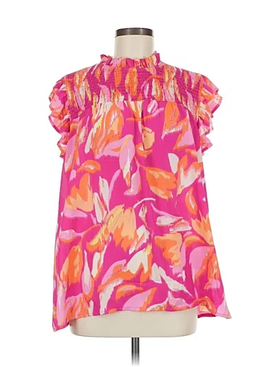 Pre-owned Bibi Sleeveless Blouse In Pink