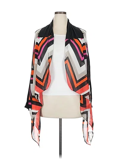 Pre-owned Sunny Leigh Kimono In Black