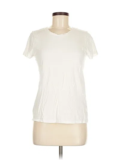 Pre-owned Gap Short Sleeve T-shirt In White