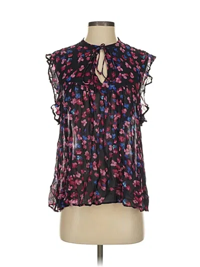 Pre-owned Lucky Brand Sleeveless Blouse In Black