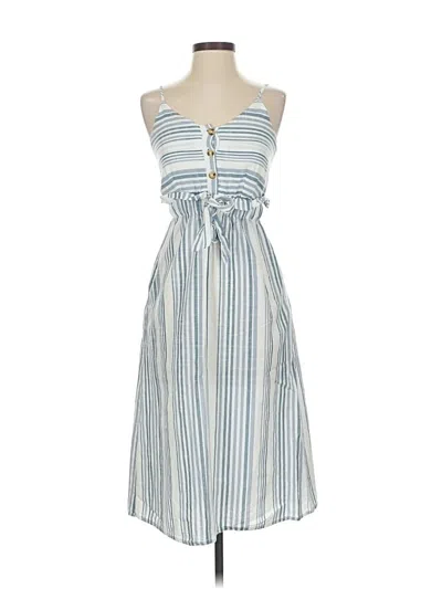 Pre-owned Japna Casual Dress In Blue