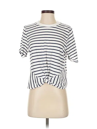 Pre-owned Fabletics Short Sleeve T-shirt In White