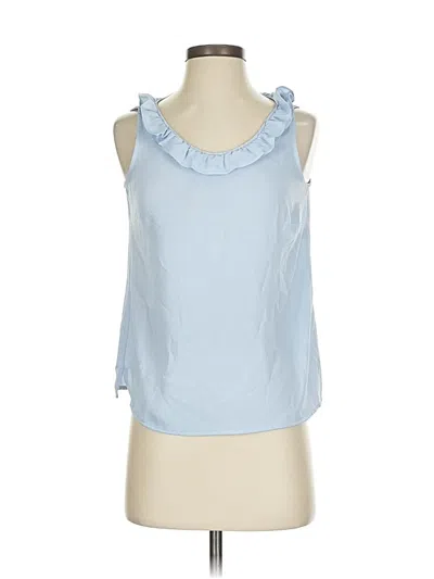 Pre-owned Talbots Sleeveless Blouse In Blue