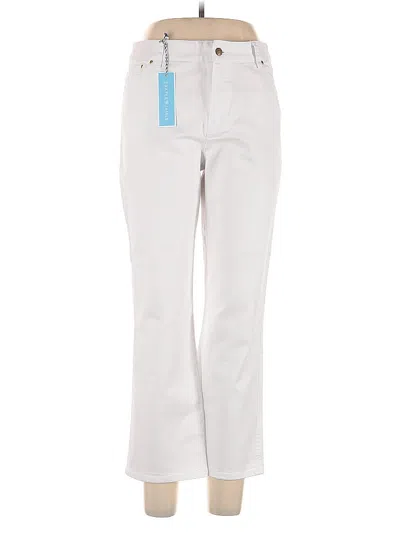 Pre-owned Draper James Jeans In White
