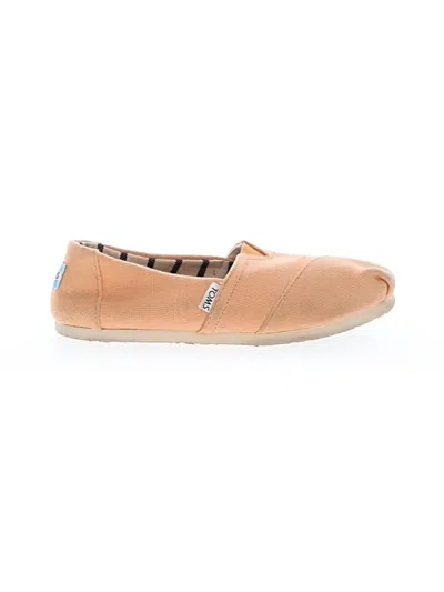 Pre-owned Toms Flats In Orange