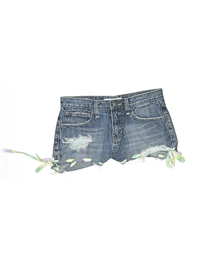 Pre-owned Vigoss Studio Denim Shorts In Blue