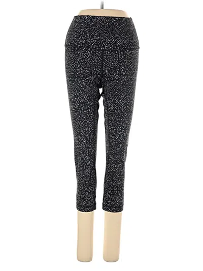 Pre-owned Lululemon Athletica Active Pants In Black