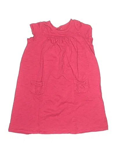Pre-owned Crewcuts Kids' Dress In Pink