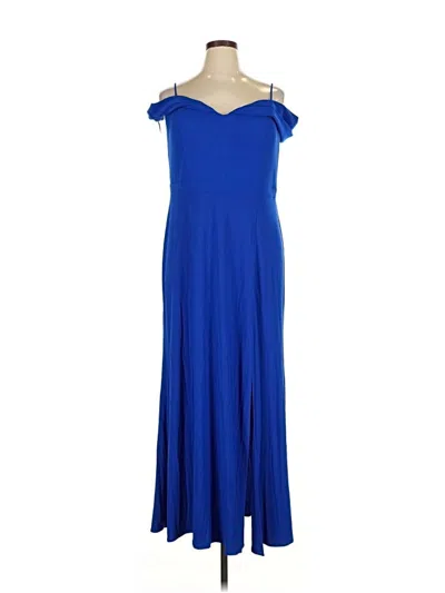 Pre-owned Morgan & Co. Cocktail Dress In Blue