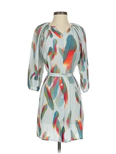 Pre-owned Tucker Cocktail Dress In Gray