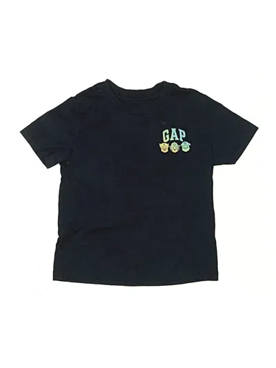 Pre-owned Baby Gap Kids' Short Sleeve T-shirt In Blue