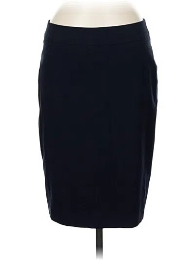 Pre-owned Ann Taylor Factory Formal Skirt In Blue