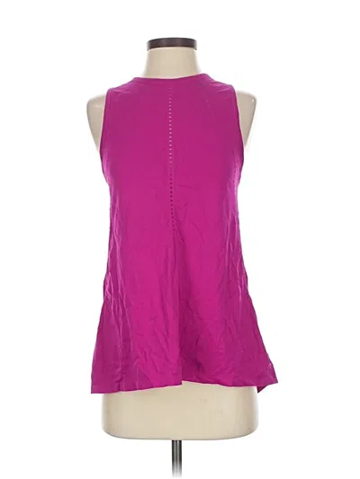 Pre-owned Athleta Sleeveless T-shirt In Purple