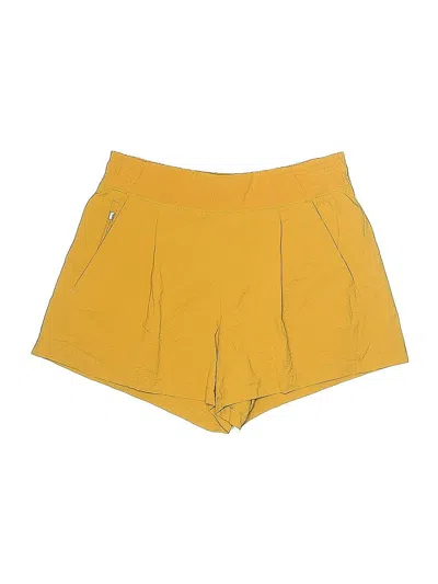 Pre-owned Athleta Shorts In Yellow