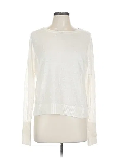 Pre-owned Banana Republic Pullover Sweater In White