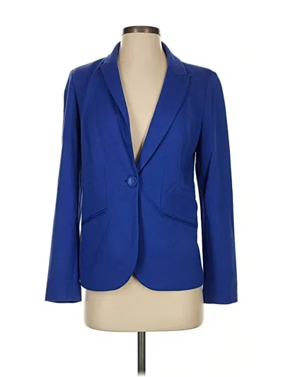 Pre-owned Chico's Blazer Jacket In Blue