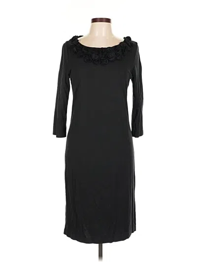 Pre-owned Talbots Casual Dress In Black