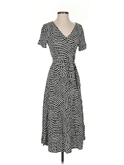 Pre-owned Talbots Casual Dress In Black