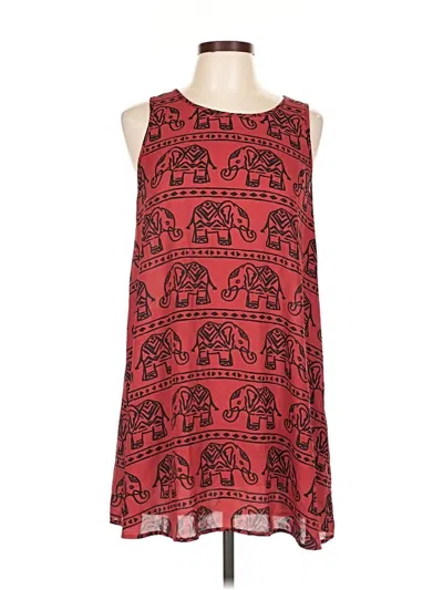 Pre-owned Forever 21 Casual Dress In Red