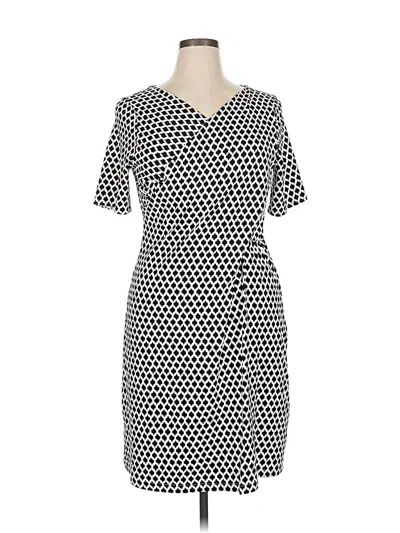 Pre-owned Talbots Casual Dress In White