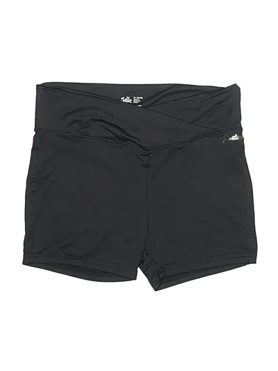 Pre-owned Justice Kids' Athletic Shorts In Black