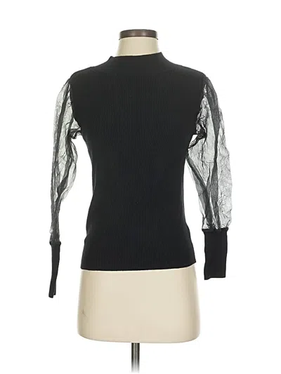 Pre-owned French Connection Long Sleeve Top Black Turtleneck Tops