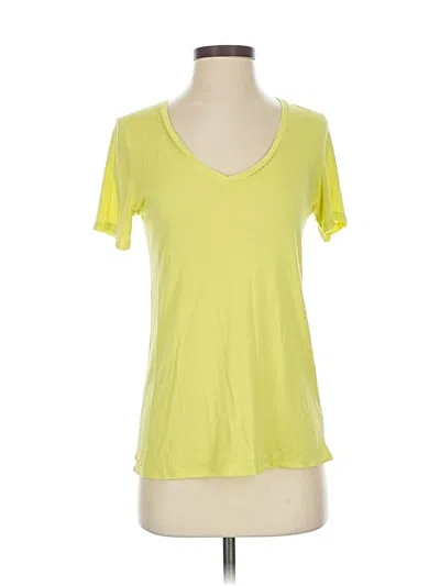 Pre-owned Banana Republic Short Sleeve T-shirt In Yellow
