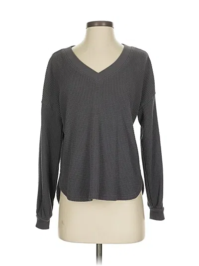 Pre-owned Madewell Pullover Sweater In Gray